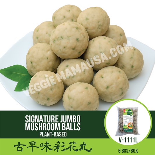 Veggie Mushroom Balls 彩花丸