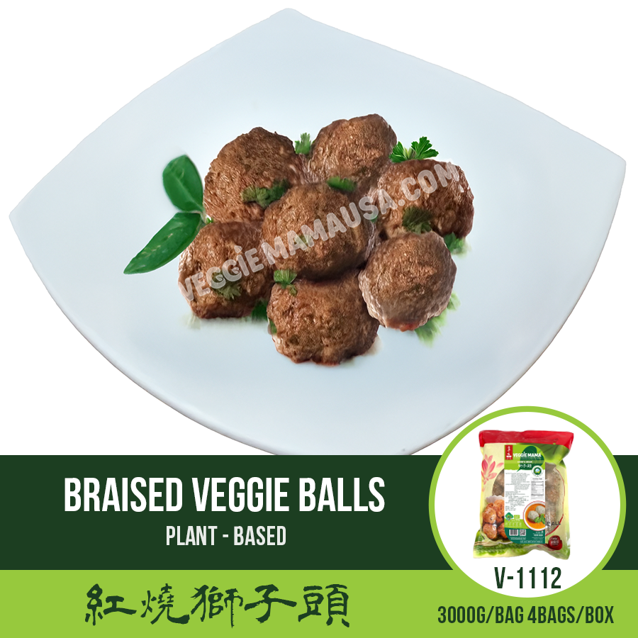 Bbraised Veggie Balls 紅燒獅子頭