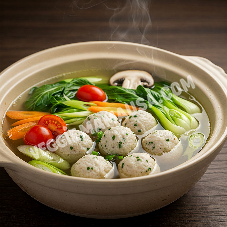 羅勒烤蔬菜球 塔香燒球