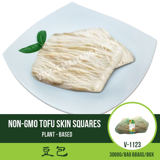 Non-GMO Tofu Skin Squares 豆包