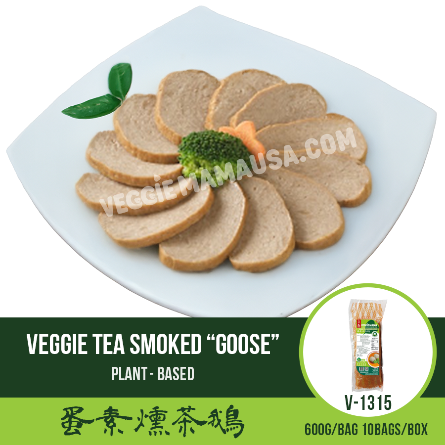 素食茶燻鵝蛋素熏茶鵝