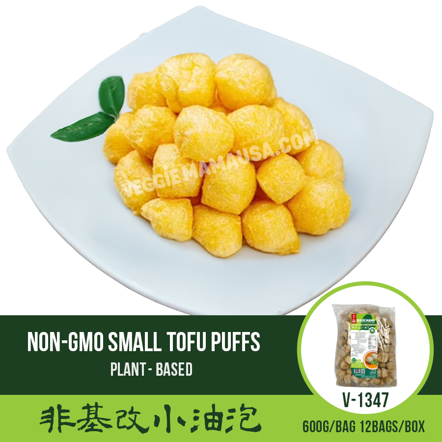 Non-GMO Small Tofu Puffs 非基改小油泡