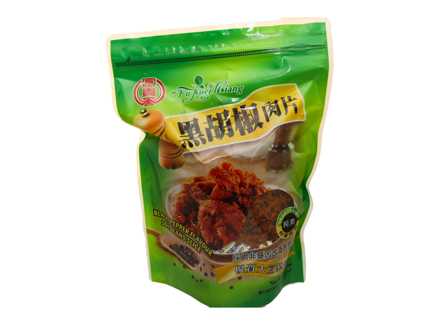 Black Pepper Veggie Soy Jerky 黑胡椒肉乾