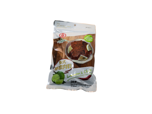 Lemon and Chili Flavor Soy Veggie Jerky 泰式檸檬肉乾