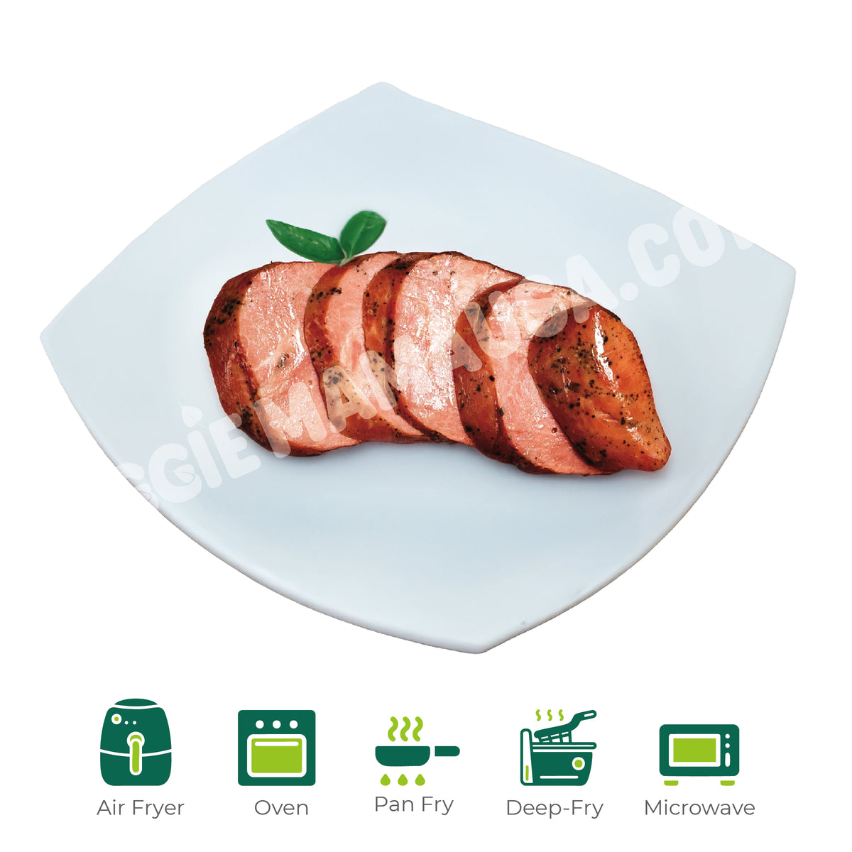 Black Pepper Flavored Smoked Vegetarian 'Ham' 黑胡椒煙燻素火腿