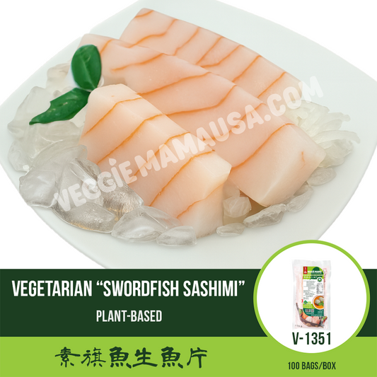 Vegetarian "Swordfish Sashimi" 素旗魚生魚片