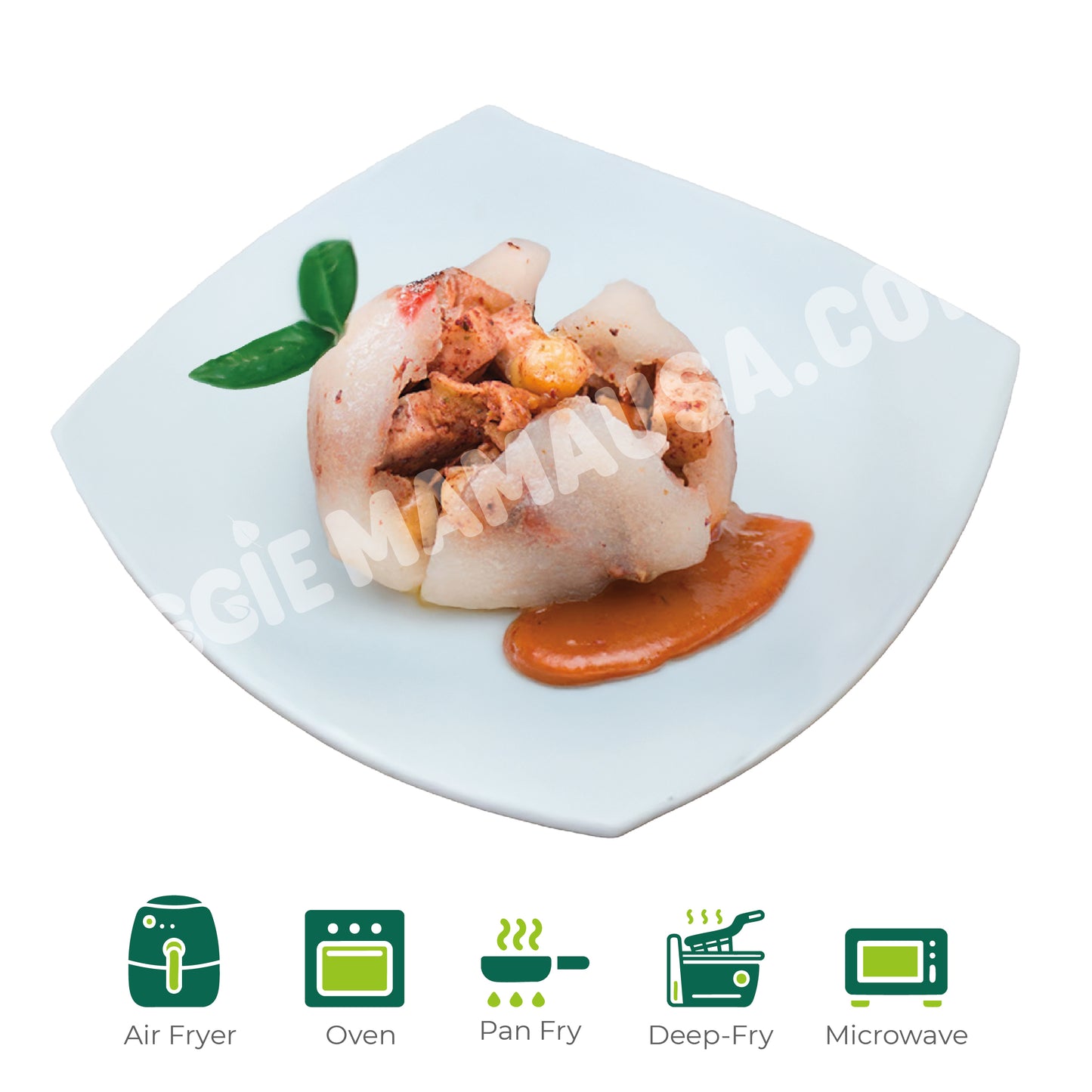 Vegan Steamed Taiwanese Jumbo "MeatBalls" 清蒸素肉圓