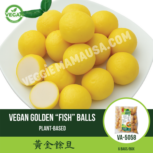 Vegan Golden Fish Ball 黃金餘旦
