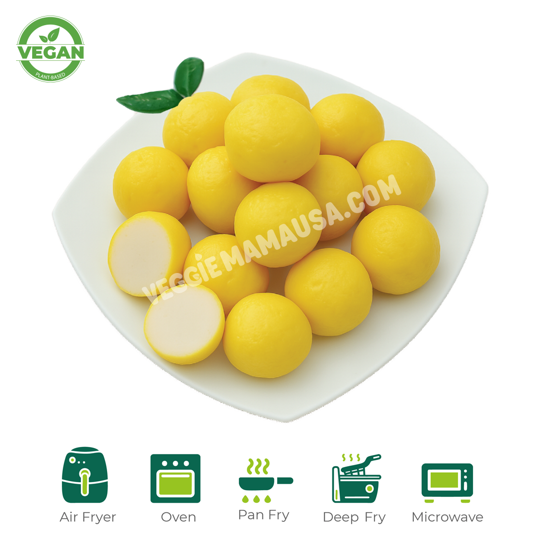 Vegan Golden Fish Ball 黃金餘旦