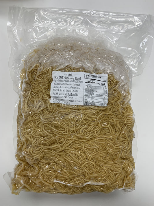 Vegan Shredded Beancurd Strips 非基改白干絲